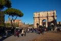 View of the Arch of Constantine, Rome, Italy Royalty Free Stock Photo