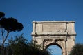 View of the Arch of Constantine, Rome, Italy Royalty Free Stock Photo