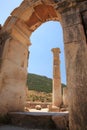 View through the arch Ephesus Royalty Free Stock Photo