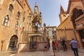 View of Arche Scaligere in Verona in Italy 2