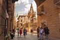 View of Arche Scaligere in Verona in Italy