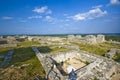 View on archeological site Bribirska glavica Royalty Free Stock Photo