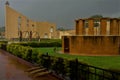 Landmarks of India - Jantar Mantar- Observatory in Jaipur Royalty Free Stock Photo