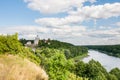 View of the architectural ensemble of the XVIII century. Liskiava. Lithuania Royalty Free Stock Photo