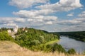 View of the architectural ensemble of the XVIII century. Liskiava. Lithuania Royalty Free Stock Photo