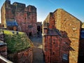 Landmarks of Cumbria - Carlisle Castle Royalty Free Stock Photo