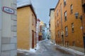 View of the architecture of the pretty old town of Quebec