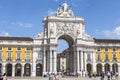 View on Arco da Rua Augusta in Lisbon, Portugal