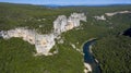 View of Ardeche Gorges Royalty Free Stock Photo