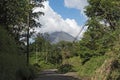 View of the Arenal Volcano in Costa Rica Royalty Free Stock Photo