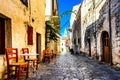 Areopoli, the traditional village of Mani in Peloponnese Greece Royalty Free Stock Photo