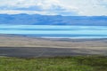 View of Argentinean lake, from the top of mount `Cerro Moyano