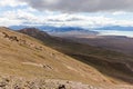 View of Argentinean lake, from the top of mount `Cerro Moyano