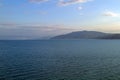 View of Argolic gulf from Nafplio Royalty Free Stock Photo