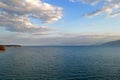View of Argolic gulf from Nafplio Royalty Free Stock Photo