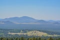 The view from the Arizona Snowbowl Ski Resort of the San Francisco Peaks, in the Arizona Pine Forest. On Mount Humphreys, Near Fla