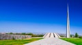 View on the Armenian Genocide memorial complex in Yerevan, Armenia Royalty Free Stock Photo