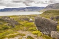 View on Arnarfjordur fjord - Iceland. Royalty Free Stock Photo