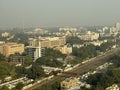 View around Connaught Place in Delhi, India Royalty Free Stock Photo