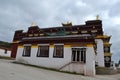 The view around Taktsa Temple in Zoige. Lucky that this place is Royalty Free Stock Photo