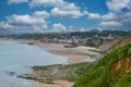 view of Arromanches-les-Bains, Normandy, France Royalty Free Stock Photo
