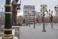 View of Art Bridge crossing Vardar river