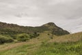 View of Arthur`s Seat in Holyrood Park in Edinburgh, Scotland Royalty Free Stock Photo