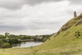 View of Arthur`s Seat in Holyrood Park in Edinburgh, Scotland Royalty Free Stock Photo