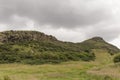 View of Arthur's Seat in Holyrood Park in Edinburgh, Scotland Royalty Free Stock Photo