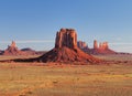 View From The Artist Point To The East Mitten Butte In The Monument Valley Arizona In The Morning Royalty Free Stock Photo