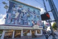 Hotel exterior on Columbus Avenue, North Beach, San Francisco