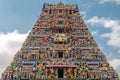 View of Arulmigu Kapaleeswarar Temple in Chennai, India.