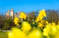 The view of Arundel castle, a restored and remodelled medieval castle in Arundel, West Sussex, England Royalty Free Stock Photo