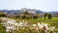 The view of Arundel castle, a restored and remodelled medieval castle in Arundel, West Sussex, England Royalty Free Stock Photo