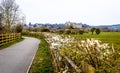 The view of Arundel castle, a restored and remodelled medieval castle in Arundel, West Sussex, England Royalty Free Stock Photo