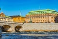 View of Arvfurstens Palats palace in Stockholm, Sweden