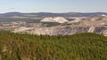 View on Asbestos mine at Coleraine