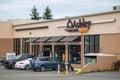 View of Ashley Furniture Home Store in downtown Courtenay