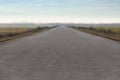 View of asphalt highway without transport Royalty Free Stock Photo