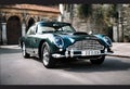 A view of an Aston Martin car Royalty Free Stock Photo