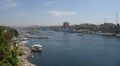 View of Aswan from Elephantine Island - Egypt Royalty Free Stock Photo