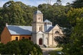 View of the asylum which was completed in 1868, it was last major structure to be built at the penal colony Royalty Free Stock Photo