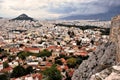 View of Athens from the Acropolis in Greece