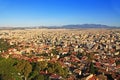 View of Athens from Acropolis Hill Royalty Free Stock Photo