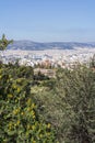 View of Athens from Areopagus hill