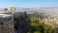 View of Athens city from Acropolis
