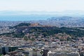 View of Athens City and the Acropolis From Mount Lycabettus, Greece