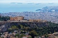 View of Athens City and the Acropolis From Mount Lycabettus, Greece