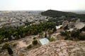 A view of Athnes from Acropolis in Athens, Greece. Royalty Free Stock Photo