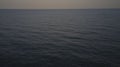 View of the Atlantic ocean at night. Beach in the west side of Portugal Royalty Free Stock Photo